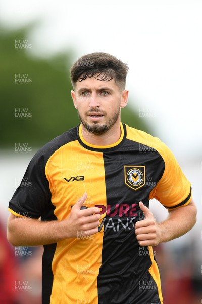 050725 - Undy Athletic v Newport County - Pre season Friendly - Anthony Glennon of Newport County