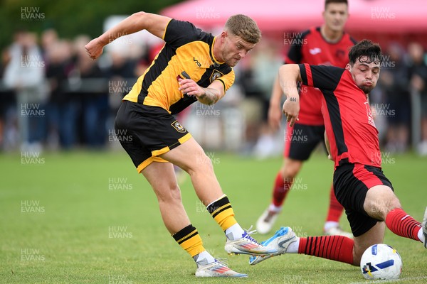 050725 - Undy Athletic v Newport County - Pre season Friendly - Cameron Evans of Newport County