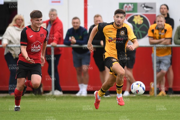 050725 - Undy Athletic v Newport County - Pre season Friendly - Anthony Glennon of Newport County