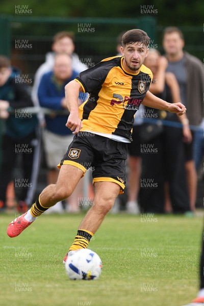 050725 - Undy Athletic v Newport County - Pre season Friendly - Anthony Glennon of Newport County