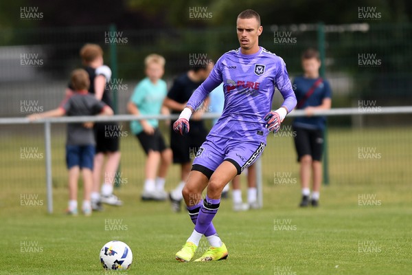 050725 - Undy Athletic v Newport County - Pre season Friendly - Nik Tzanev of Newport County