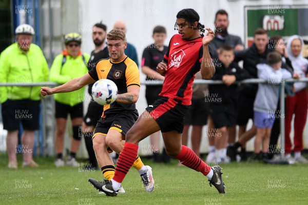 050725 - Undy Athletic v Newport County - Pre season Friendly - Cameron Evans of Newport County