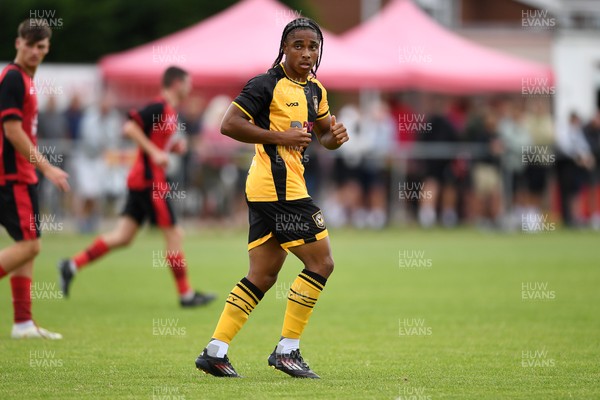 050725 - Undy Athletic v Newport County - Pre season Friendly - Moses-Alexander Walker of Newport County