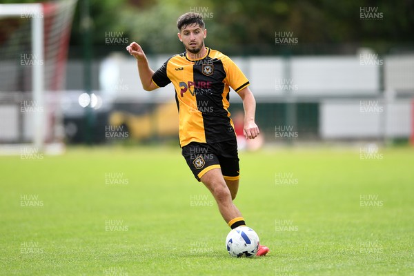 050725 - Undy Athletic v Newport County - Pre season Friendly - Anthony Glennon of Newport County