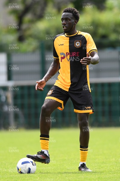 050725 - Undy Athletic v Newport County - Pre season Friendly - Nelson Sanca of Newport County