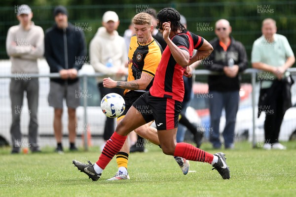 050725 - Undy Athletic v Newport County - Pre season Friendly - Cameron Evans of Newport County