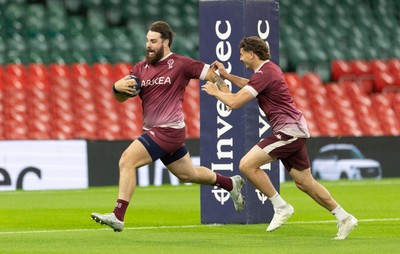 230525 - Union Bordeaux-Begles Captain’s Run - Union Bordeaux-Begles’ Ugo Boniface during Captain’s Run ahead of the EPCR Champions Cup Final against Northampton Saints at the Principality Stadium, Cardiff 