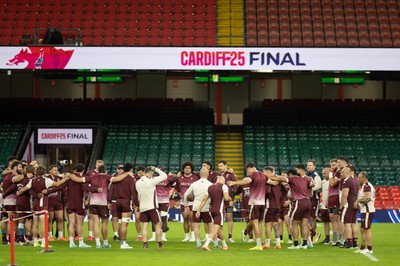 230525 - Union Bordeaux-Begles Captain’s Run - The Union Bordeaux-Begles team during Captain’s Run ahead of the EPCR Champions Cup Final against Northampton Saints at the Principality Stadium, Cardiff 