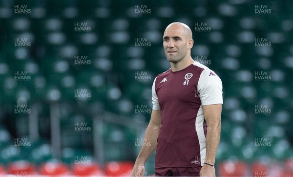 230525 - Union Bordeaux-Begles Captain’s Run - Union Bordeaux-Begles’ Maxime Lucu during Captain’s Run ahead of the EPCR Champions Cup Final against Northampton Saints at the Principality Stadium, Cardiff 