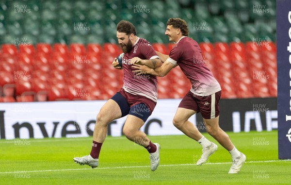 230525 - Union Bordeaux-Begles Captain’s Run - Union Bordeaux-Begles’ Ugo Boniface during Captain’s Run ahead of the EPCR Champions Cup Final against Northampton Saints at the Principality Stadium, Cardiff 