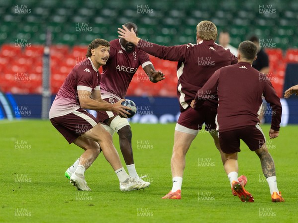 230525 - Union Bordeaux-Begles Captain’s Run - Union Bordeaux-Begles’ Pablo Uberti during Captain’s Run ahead of the EPCR Champions Cup Final against Northampton Saints at the Principality Stadium, Cardiff 