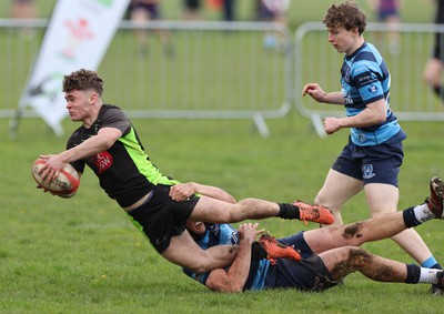 150424 - Urdd WRU Sevens, Cardiff - Action from the earlier matches on the first day of the URDD WRU 7s