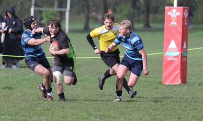 150424 - Urdd WRU Sevens, Cardiff - Action from the earlier matches on the first day of the URDD WRU 7s