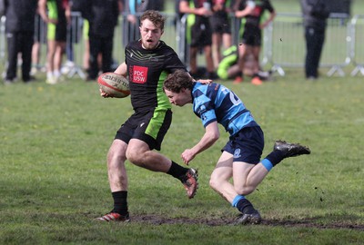 150424 - Urdd WRU Sevens, Cardiff - Action from the earlier matches on the first day of the URDD WRU 7s