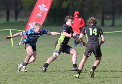 150424 - Urdd WRU Sevens, Cardiff - Action from the earlier matches on the first day of the URDD WRU 7s