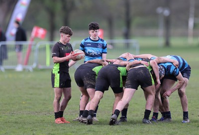 150424 - Urdd WRU Sevens, Cardiff - Action from the earlier matches on the first day of the URDD WRU 7s