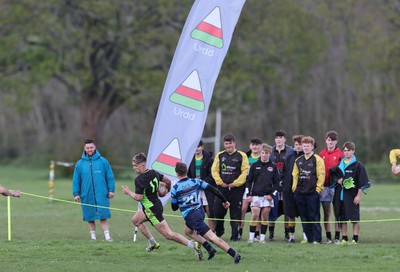 150424 - Urdd WRU Sevens, Cardiff - Action from the earlier matches on the first day of the URDD WRU 7s