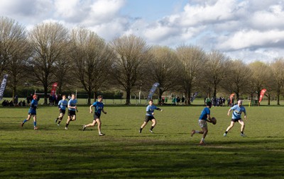 150424 - Urdd WRU Sevens, Cardiff - Action from the earlier matches on the first day of the URDD WRU 7s