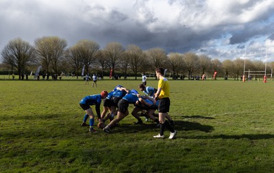 150424 - Urdd WRU Sevens, Cardiff - Action from the earlier matches on the first day of the URDD WRU 7s