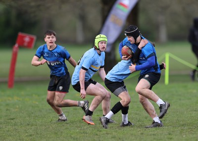 150424 - Urdd WRU Sevens, Cardiff - Action from the earlier matches on the first day of the URDD WRU 7s