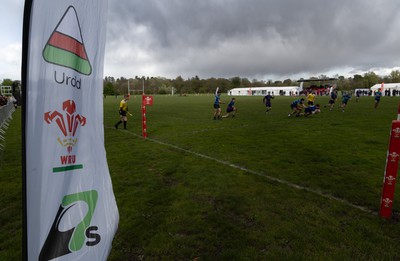 150424 - Urdd WRU Sevens, Cardiff - Action from the earlier matches on the first day of the URDD WRU 7s