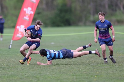 150424 - Urdd WRU Sevens, Cardiff - Action from the earlier matches on the first day of the URDD WRU 7s