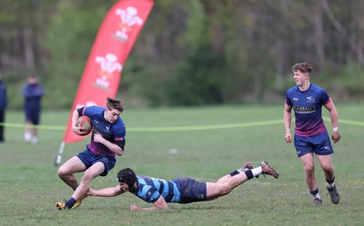 150424 - Urdd WRU Sevens, Cardiff - Action from the earlier matches on the first day of the URDD WRU 7s