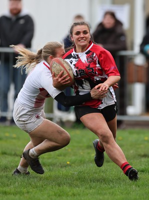 150424 - Urdd WRU Sevens, Cardiff - Action from Girls Cup Final, Coleg Llandovery v Coleg Gwent