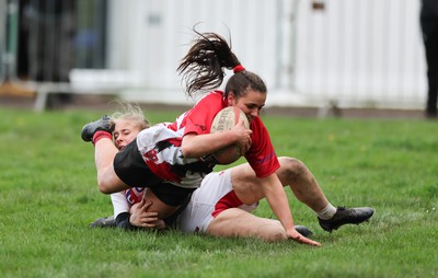 150424 - Urdd WRU Sevens, Cardiff - Action from Girls Cup Final, Coleg Llandovery v Coleg Gwent