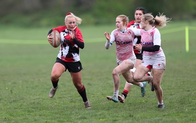 150424 - Urdd WRU Sevens, Cardiff - Action from Girls Cup Final, Coleg Llandovery v Coleg Gwent