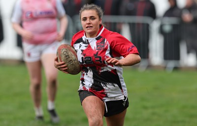 150424 - Urdd WRU Sevens, Cardiff - Action from Girls Cup Final, Coleg Llandovery v Coleg Gwent