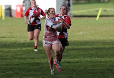 150424 - Urdd WRU Sevens, Cardiff - Action from Girls Cup Final, Coleg Llandovery v Coleg Gwent