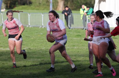 150424 - Urdd WRU Sevens, Cardiff - Action from Girls Cup Final, Coleg Llandovery v Coleg Gwent