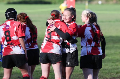 150424 - Urdd WRU Sevens, Cardiff - Action from Girls Cup Final, Coleg Llandovery v Coleg Gwent