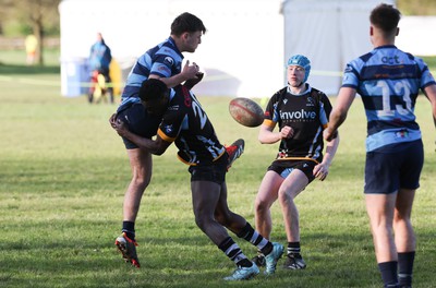 150424 - Urdd WRU Sevens, Cardiff - Action from the Boys Cup Final, Whitchurch v Glantaf