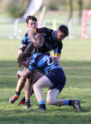 150424 - Urdd WRU Sevens, Cardiff - Action from the Boys Cup Final, Whitchurch v Glantaf