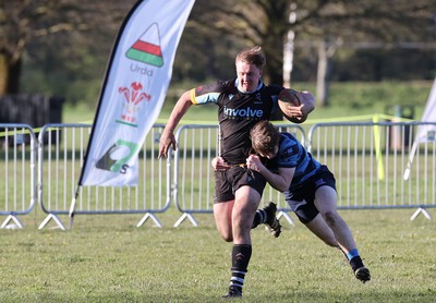 150424 - Urdd WRU Sevens, Cardiff - Action from the Boys Cup Final, Whitchurch v Glantaf