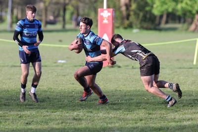 150424 - Urdd WRU Sevens, Cardiff - Action from the Boys Cup Final, Whitchurch v Glantaf