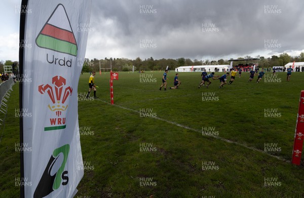 150424 - Urdd WRU Sevens, Cardiff - Action from the earlier matches on the first day of the URDD WRU 7s