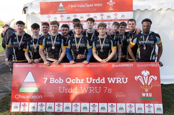 150424 - Urdd WRU Sevens, Cardiff - Whitchurch, beaten finalists in the Boys Cup Final