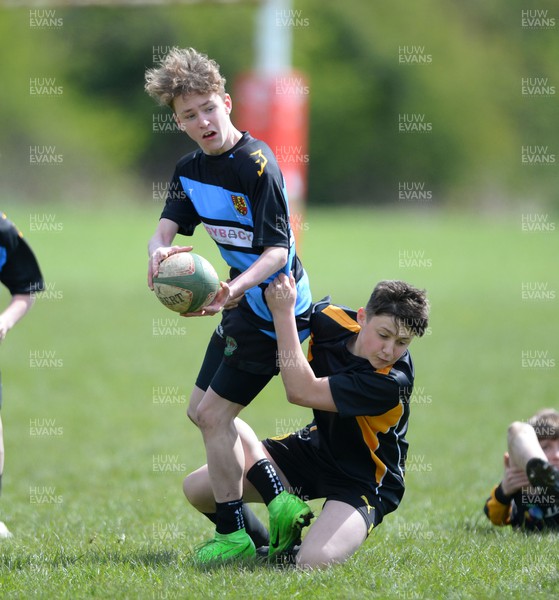 180424 - Urdd WRU Sevens, Cardiff - Action from the morning matches on day 2 of the URDD WRU 7s