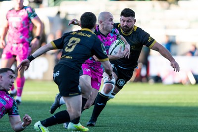 131225 - US Montauban v Ospreys - EPCR Challenge Cup - Luke Davis of Ospreys