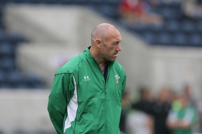 06.06.09 USA v Wales... Wales'  Coach Robin McBryde watches his players. 