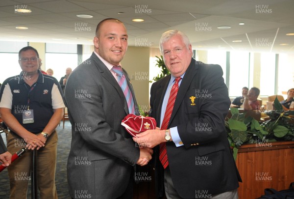 06.06.09 - USA Eagles v Wales - Wales' Craig Mitchell is presented with his first cap by WRU President Dennis Gethin. 