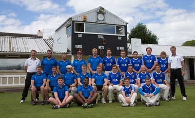 130714 - Usk Cricket Club v Newport Gwent Dragons, Charity T20 Cricket match, Usk -  