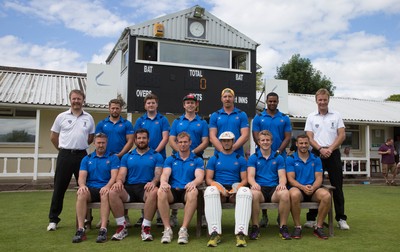 130714 - Usk Cricket Club v Newport Gwent Dragons, Charity T20 Cricket match, Usk -  