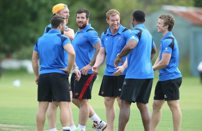 130714 - Usk Cricket Club v Newport Gwent Dragons, Charity T20 Cricket match, Usk -  