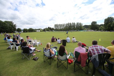 130714 - Usk Cricket Club v Newport Gwent Dragons, Charity T20 Cricket match, Usk -  