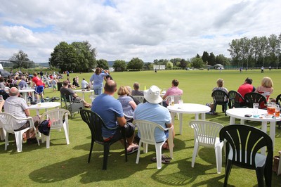 130714 - Usk Cricket Club v Newport Gwent Dragons, Charity T20 Cricket match, Usk -  