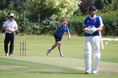 130714 - Usk Cricket Club v Newport Gwent Dragons, Charity T20 Cricket match, Usk -  